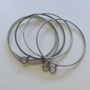 Elegant Silver bracelets.